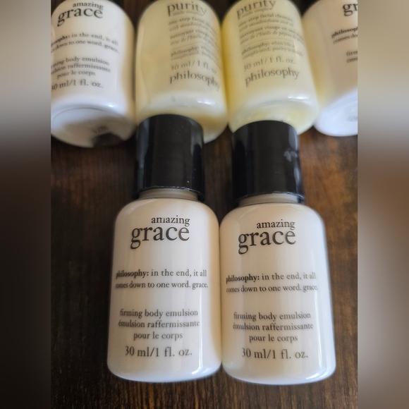 Philosophy, Amazing Grace Body Emulsion & Purity Facial Cleanser Minis BUNDLE! - Picture 3 of 3